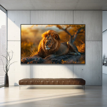 Lion Painting on Canvas